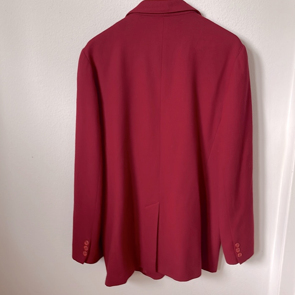 Vintage cherry red blazer - Picture 4 of 6
